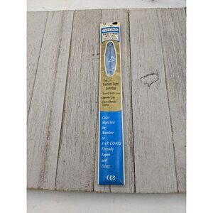 Vintage J&P Coats Dress or Neck Metal Zipper 12" Blue 4